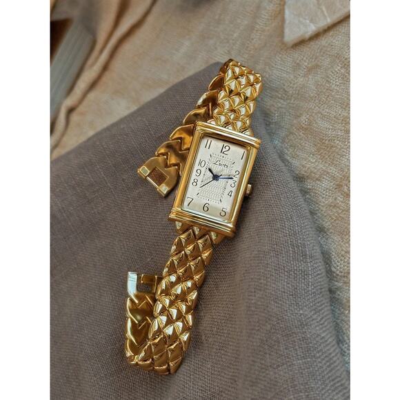 Women\'s Gold Vintage-Style Quartz Analog Wrist Watch – Elegant Bracelet Gift main image 5
